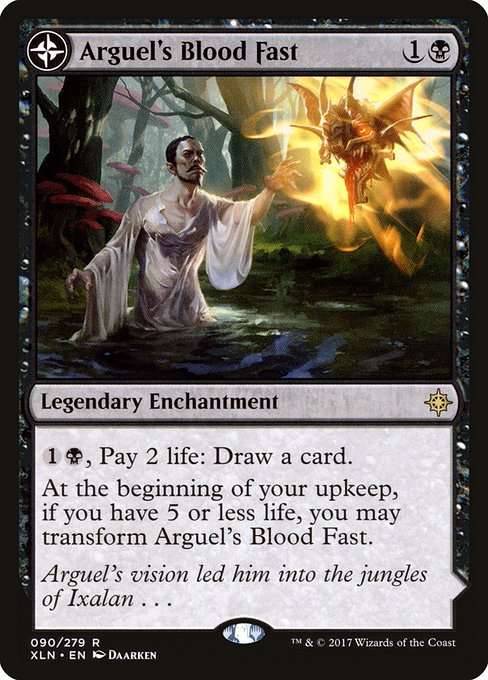 Arguel's Blood Fast // Temple of Aclazotz [Foil]