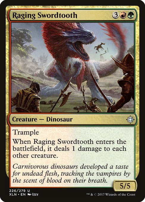 Raging Swordtooth [Foil]