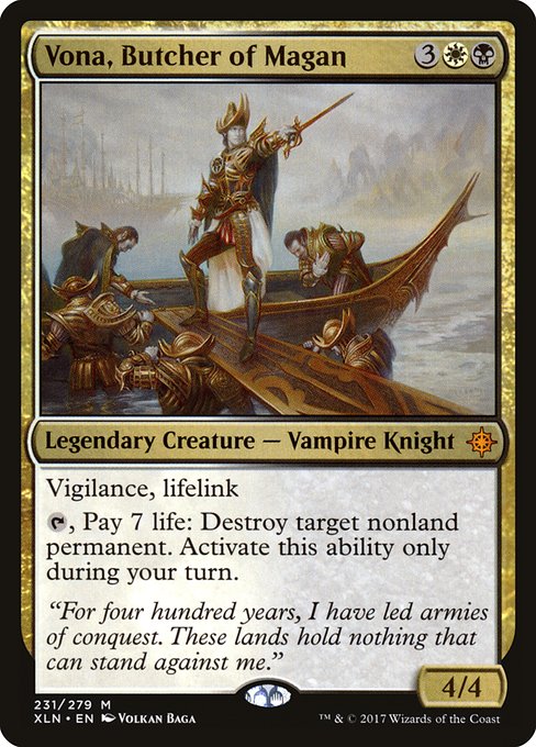 Vona, Butcher of Magan [Foil]