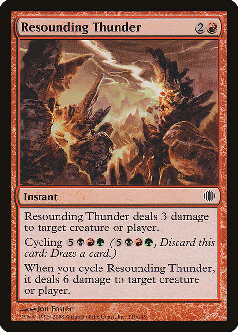 Resounding Thunder [Foil]