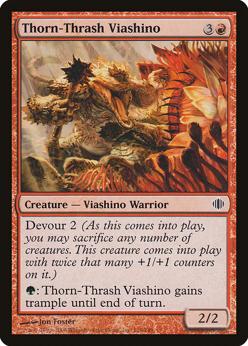 Thorn-Thrash Viashino [Foil]