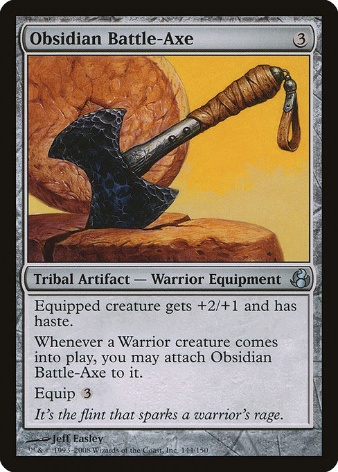 Obsidian Battle-Axe [Foil]
