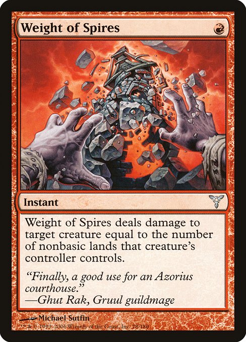Weight of Spires [Foil]