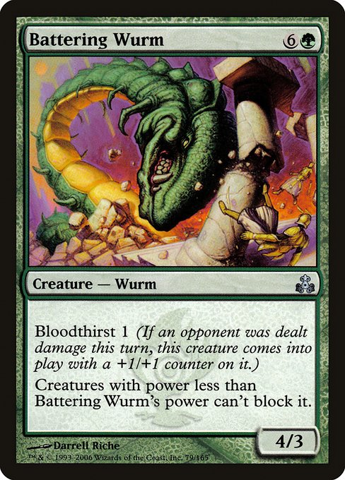 Battering Wurm [Foil]