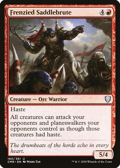 Frenzied Saddlebrute [Foil]