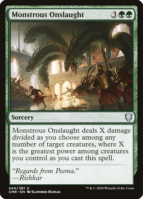 Monstrous Onslaught [Foil]