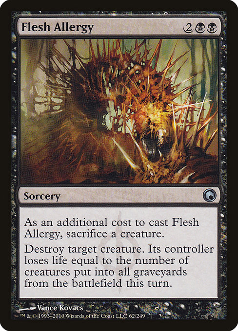 Flesh Allergy [Phyrexian Foil]
