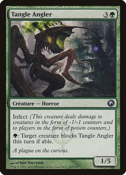 Tangle Angler [Phyrexian] [EX]