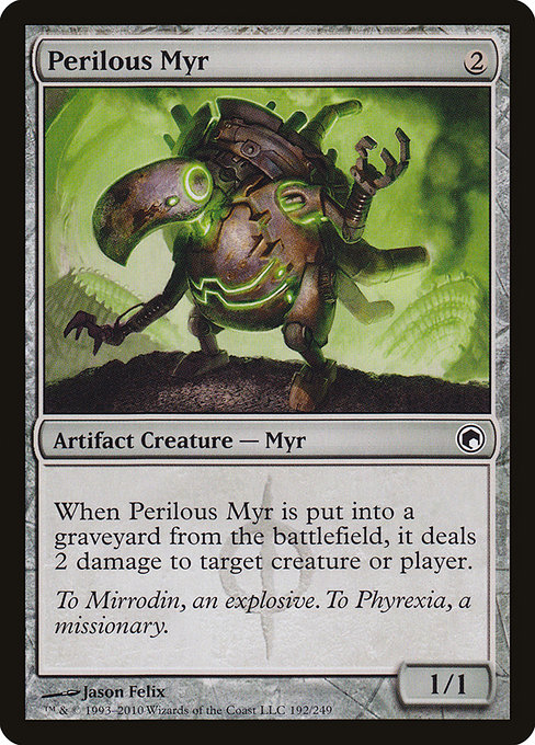 Perilous Myr [Phyrexian Foil]
