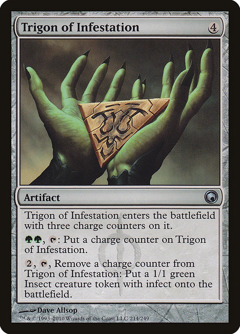 Trigon of Infestation [Phyrexian Foil]