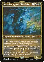 Karador, Ghost Chieftain [Etched Foil]