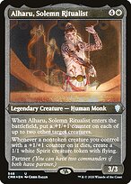 Alharu, Solemn Ritualist [Etched Foil]