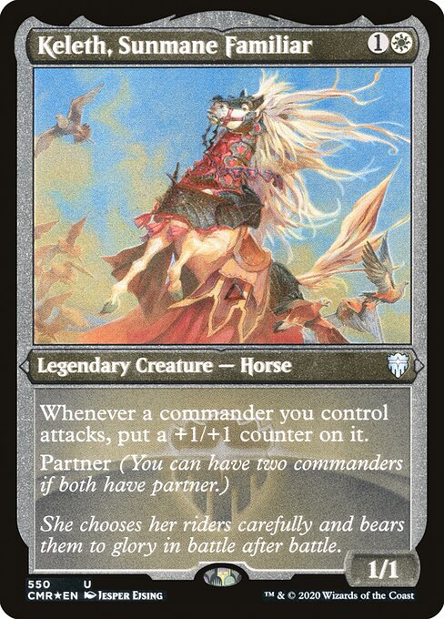 Keleth, Sunmane Familiar [Etched Foil]