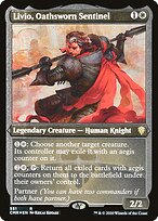 Livio, Oathsworn Sentinel [Etched Foil]