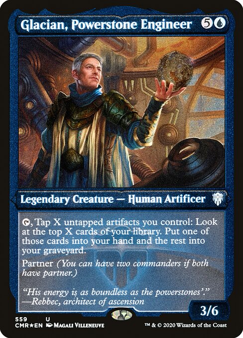 Glacian, Powerstone Engineer [Etched Foil]