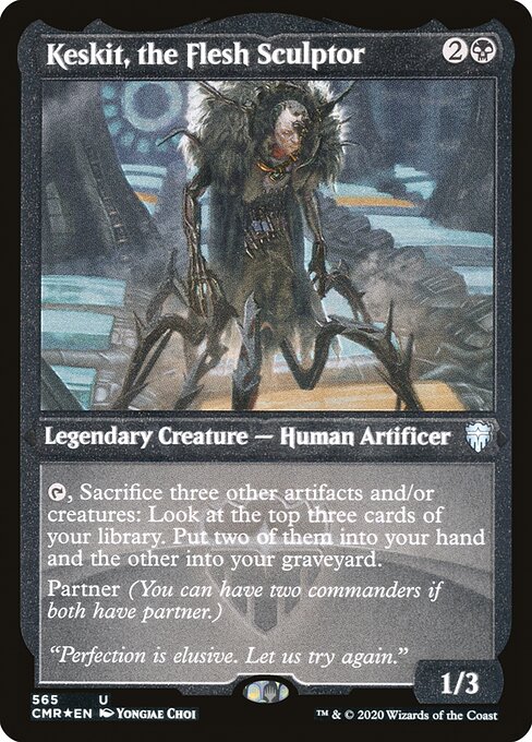 Keskit, the Flesh Sculptor [Etched Foil]