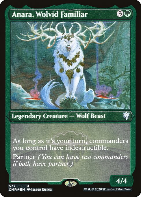 Anara, Wolvid Familiar [Etched Foil]
