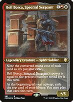 Bell Borca, Spectral Sergeant [Etched Foil]