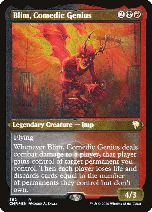 Blim, Comedic Genius [Etched Foil]