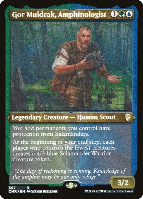 Gor Muldrak, Amphinologist [Etched Foil]