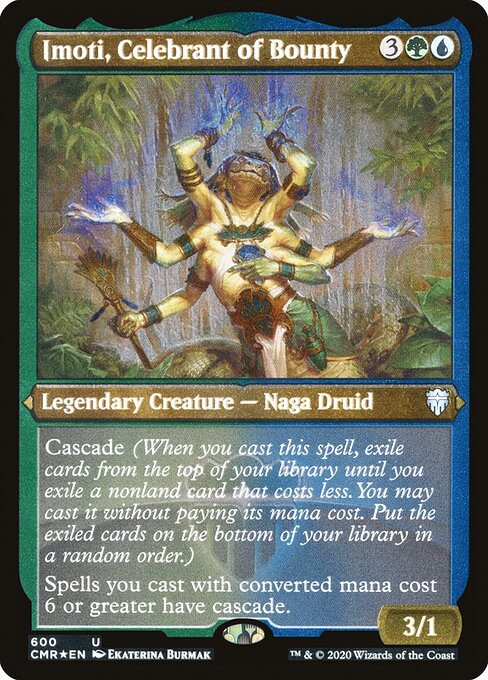Imoti, Celebrant of Bounty [Etched Foil]