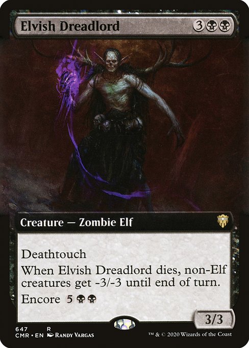 Elvish Dreadlord [Extended Artwork Foil]