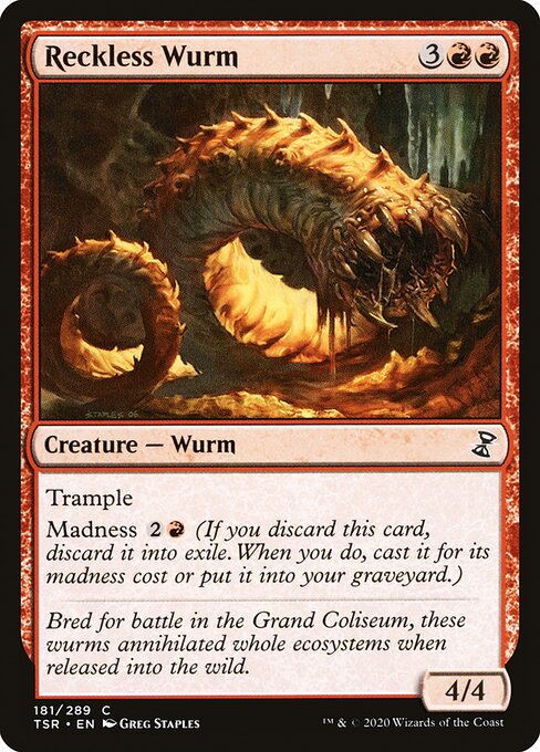 Reckless Wurm [Foil]