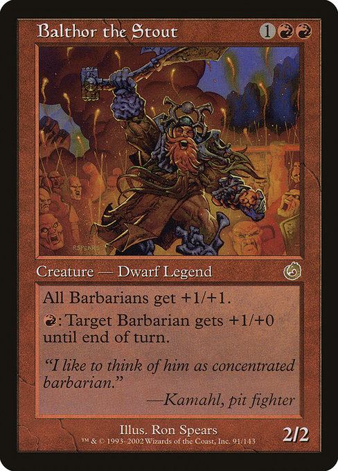 Balthor the Stout [Foil]
