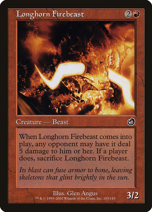 Longhorn Firebeast [Foil]