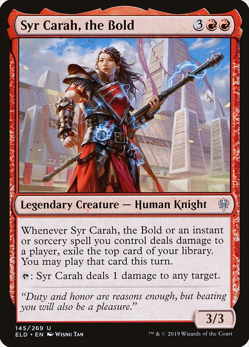 Syr Carah, the Bold [Foil]