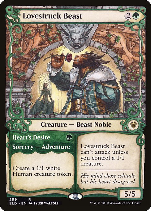 Lovestruck Beast // Heart's Desire [Showcase Foil]