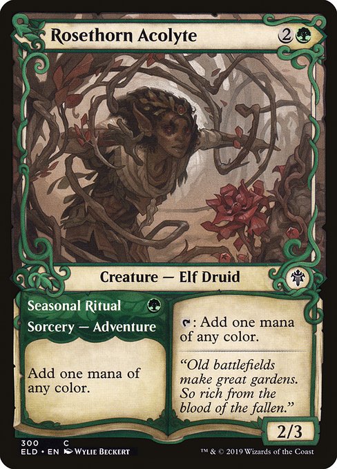 Rosethorn Acolyte // Seasonal Ritual [Showcase Foil]
