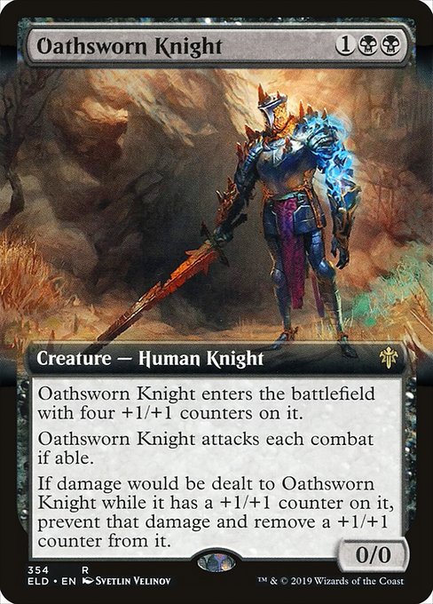 Oathsworn Knight [Extended Artwork Foil]