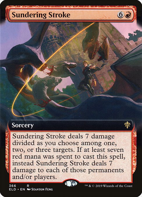 Sundering Stroke [Extended Artwork Foil]