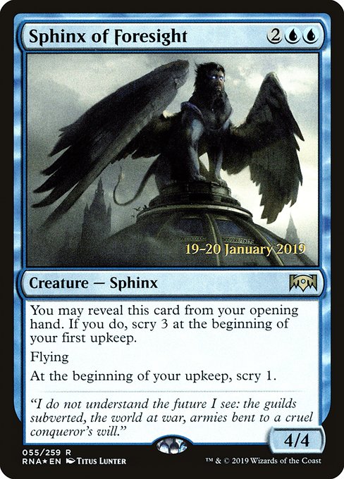 Sphinx of Foresight [Foil]