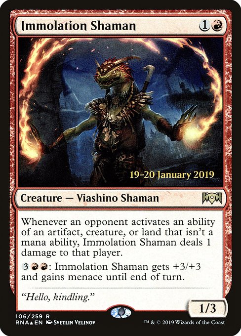 Immolation Shaman [Foil]