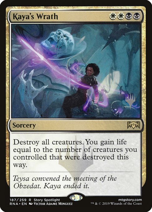Kaya's Wrath [Promo Foil]