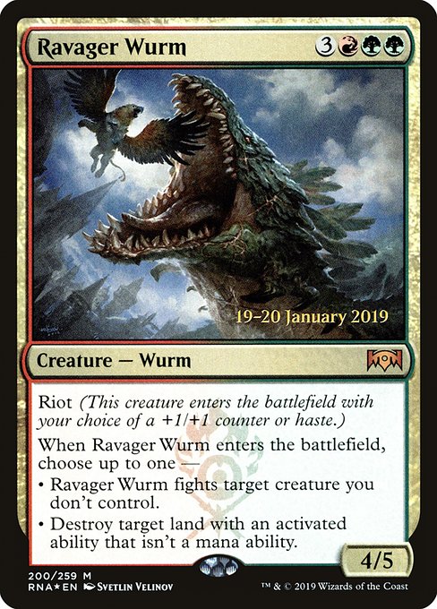 Ravager Wurm [Foil]