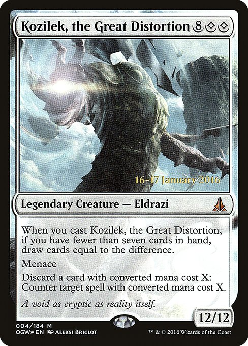Kozilek, the Great Distortion [Foil]