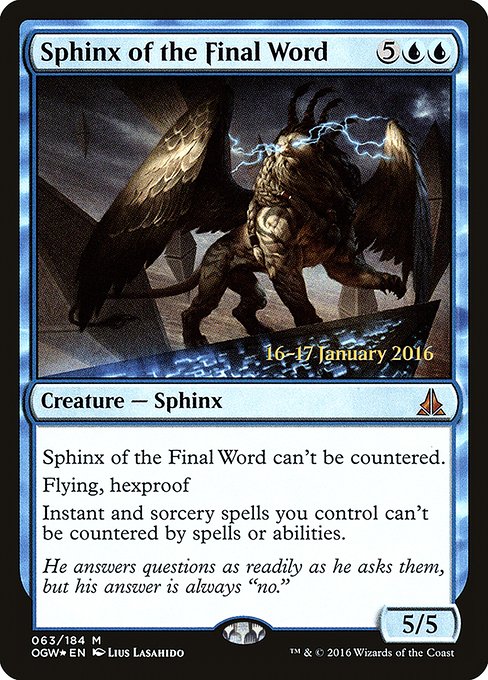 Sphinx of the Final Word [Foil]