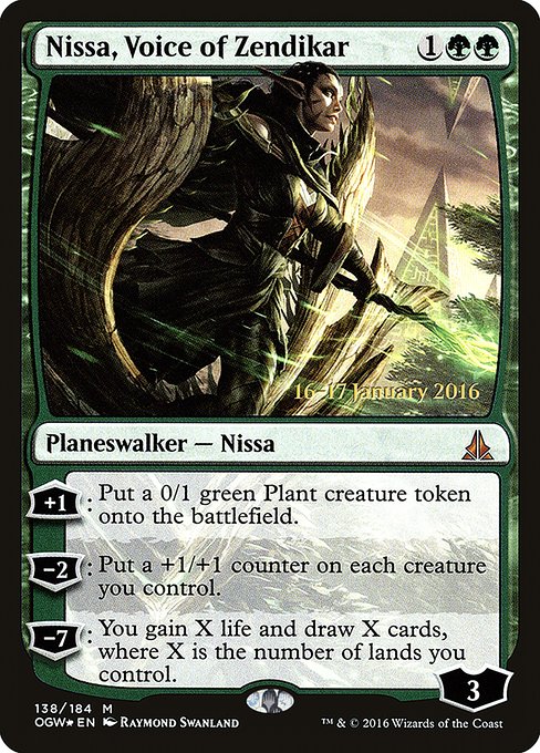 Nissa, Voice of Zendikar [Foil]