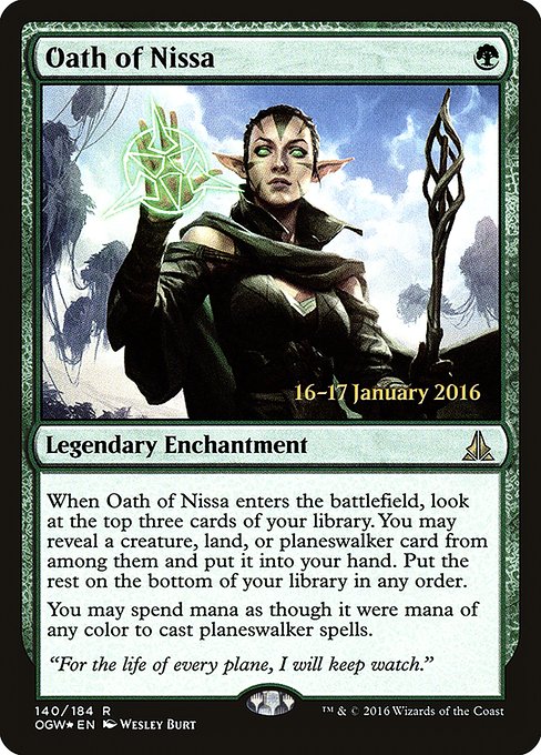 Oath of Nissa [Foil]
