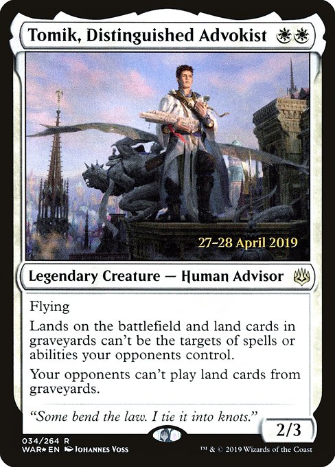 Tomik, Distinguished Advokist [Foil]