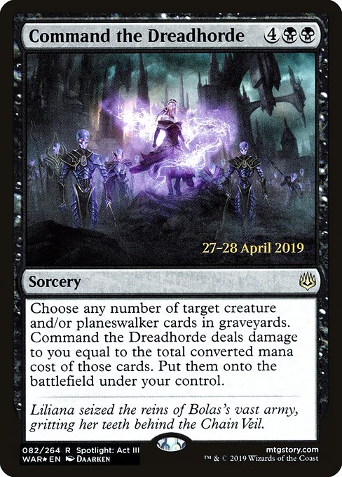 Command the Dreadhorde [Foil]