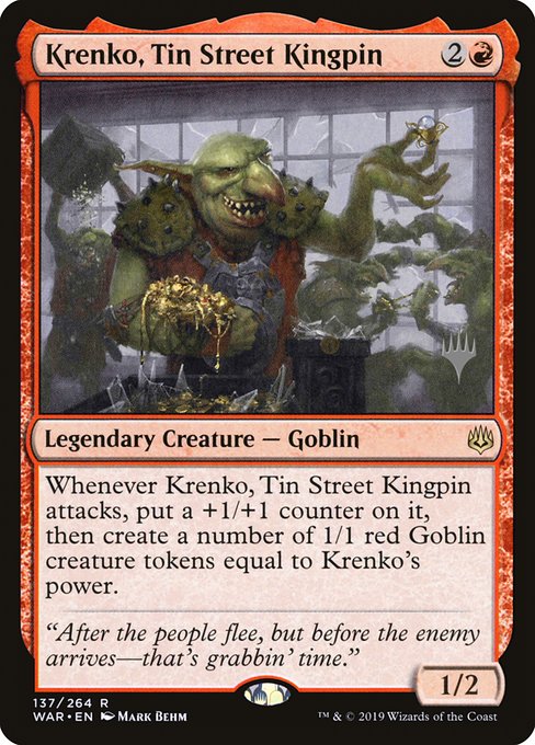 Krenko, Tin Street Kingpin [Promo]
