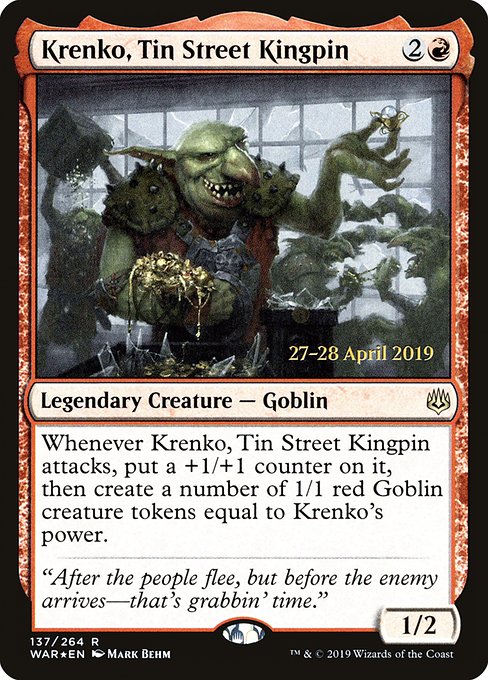 Krenko, Tin Street Kingpin [Foil]