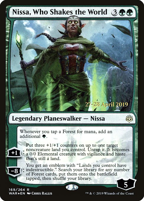 Nissa, Who Shakes the World [Foil]