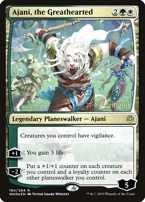 Ajani, the Greathearted [Foil]