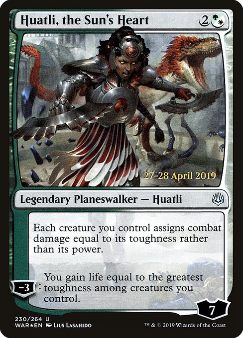 Huatli, the Sun's Heart [Foil]