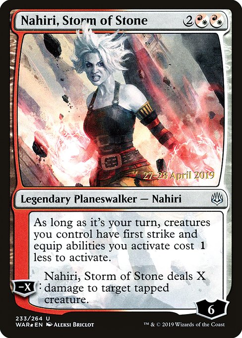 Nahiri, Storm of Stone [Foil]
